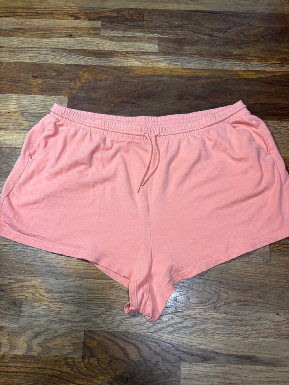 OLD NAVY coral sweat shorts